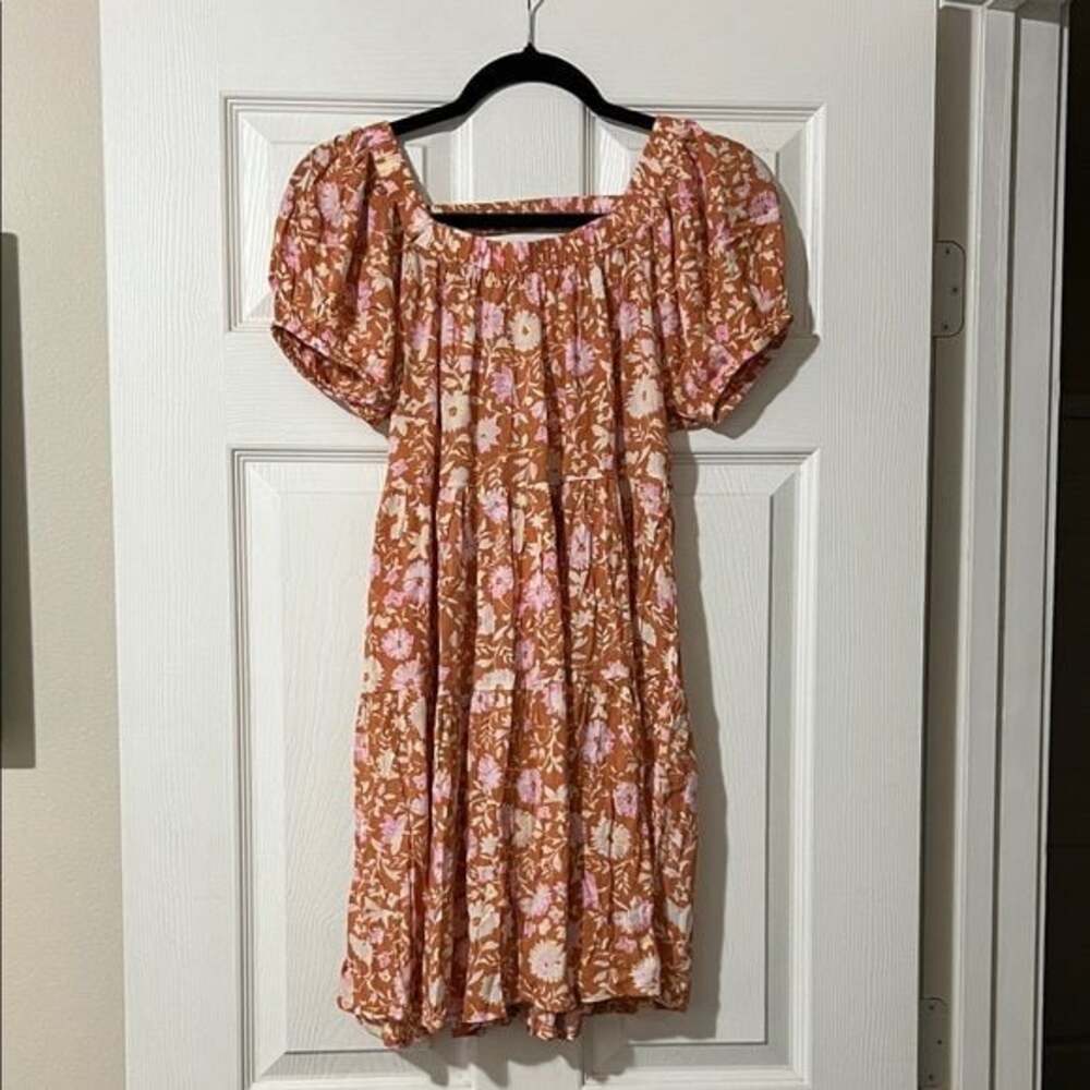 Sadie and Sage Floral Puff Sleeve Dress